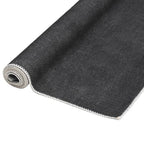 vidaXL Teppichläufer Waschbar Faltbar Anthrazit 80x300 cm Polyester