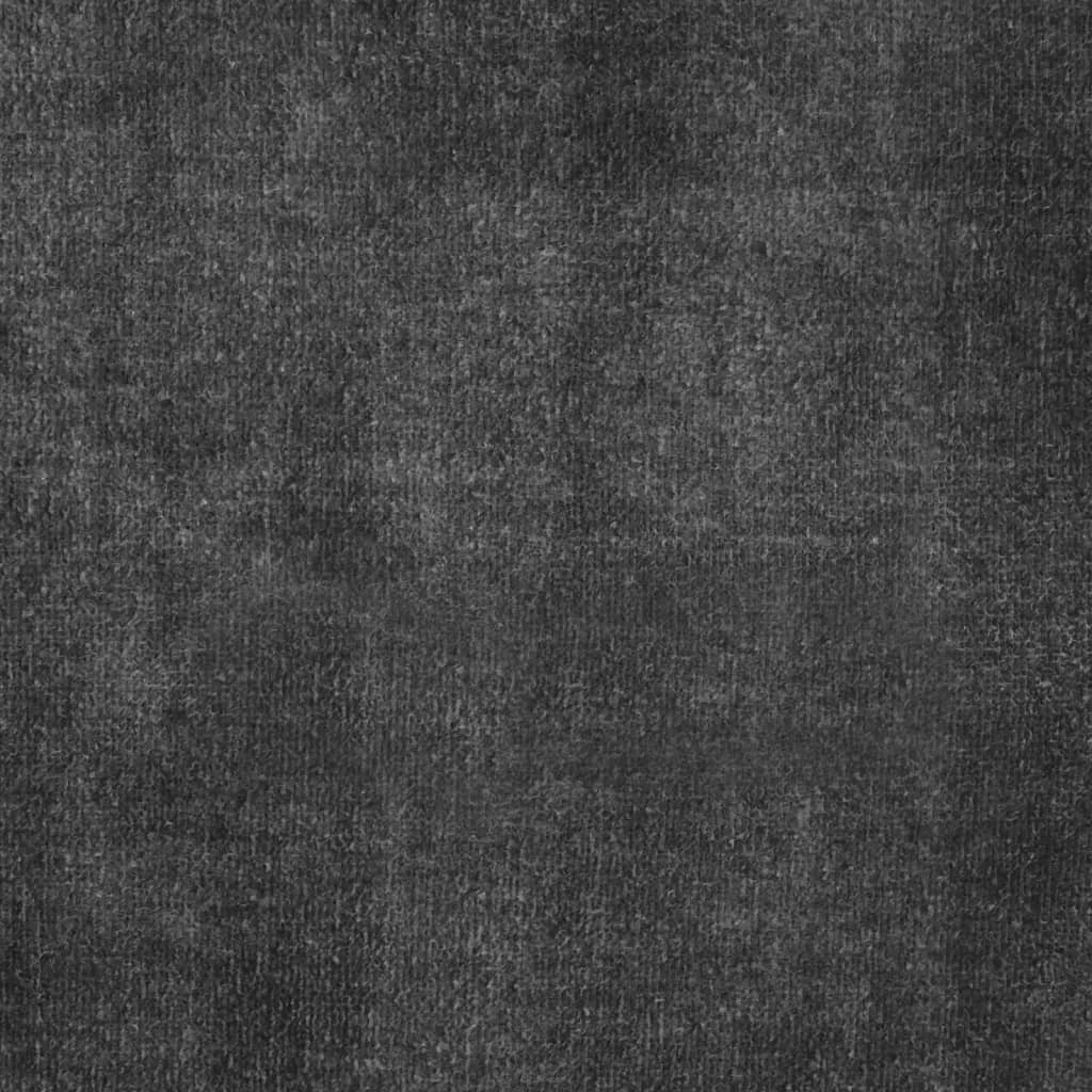 vidaXL Teppichläufer Waschbar Faltbar Anthrazit 80x300 cm Polyester