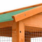 vidaXL Vogelkäfig 68x62x166 cm Massivholz Fichte