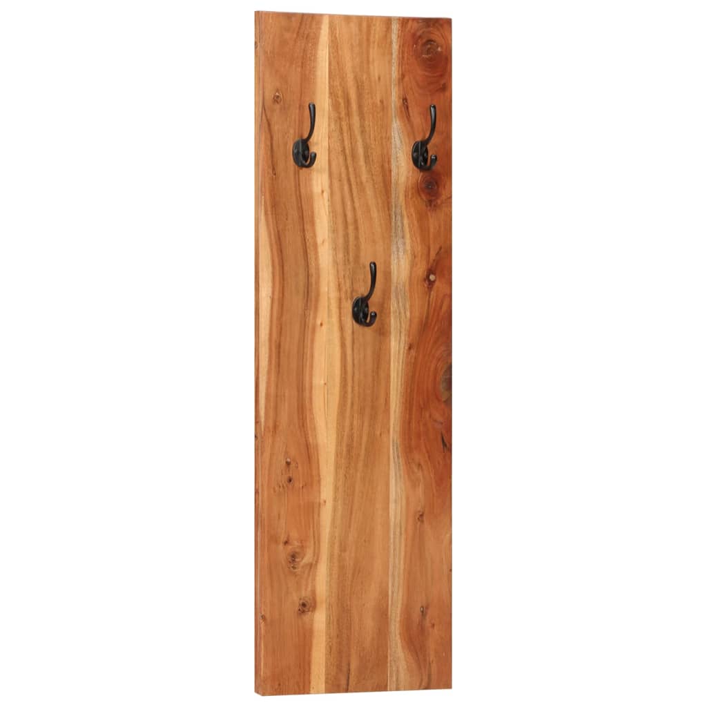 vidaXL Wandgarderoben 2 Stk. 36x3x110 cm Massivholz Akazie