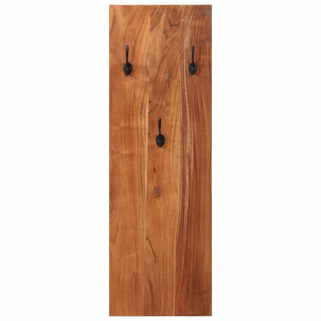 vidaXL Wandgarderoben 2 Stk. 36x3x110 cm Massivholz Akazie