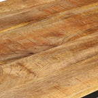 vidaXL Esstisch 110x60x76 cm Massivholz Mango