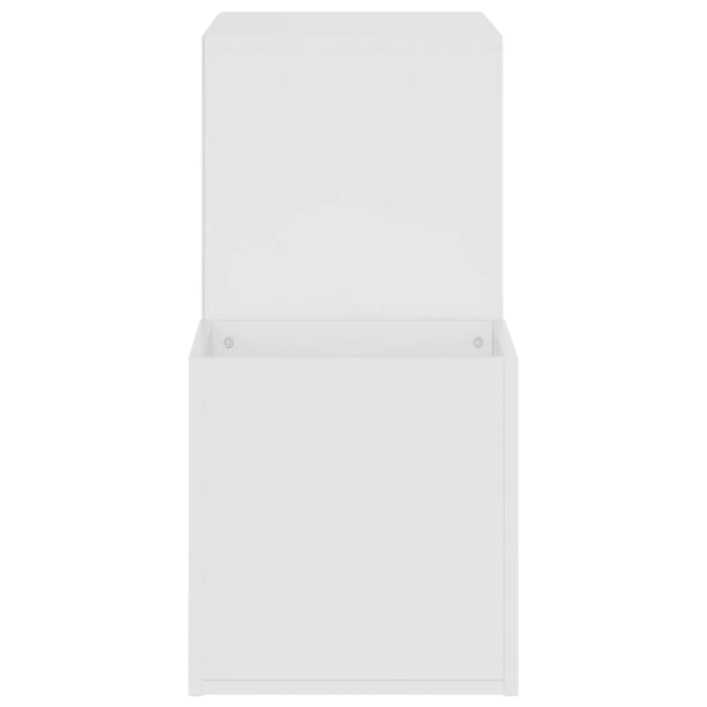vidaXL Flur-Schuhschrank Weiß 105x35,5x70 cm Holzwerkstoff