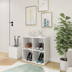 vidaXL Flur-Schuhschrank Weiß 105x35,5x70 cm Holzwerkstoff