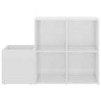 vidaXL Flur-Schuhschrank Hochglanz-Weiß 105x35,5x70 cm Holzwerkstoff