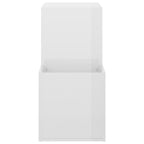 vidaXL Flur-Schuhschrank Hochglanz-Weiß 105x35,5x70 cm Holzwerkstoff