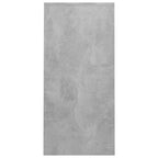 vidaXL Computertisch Betongrau 102,5x35x75 cm Holzwerkstoff