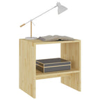 vidaXL Nachttische 2 Stk. 40x30,5x40 cm Massivholz Kiefer