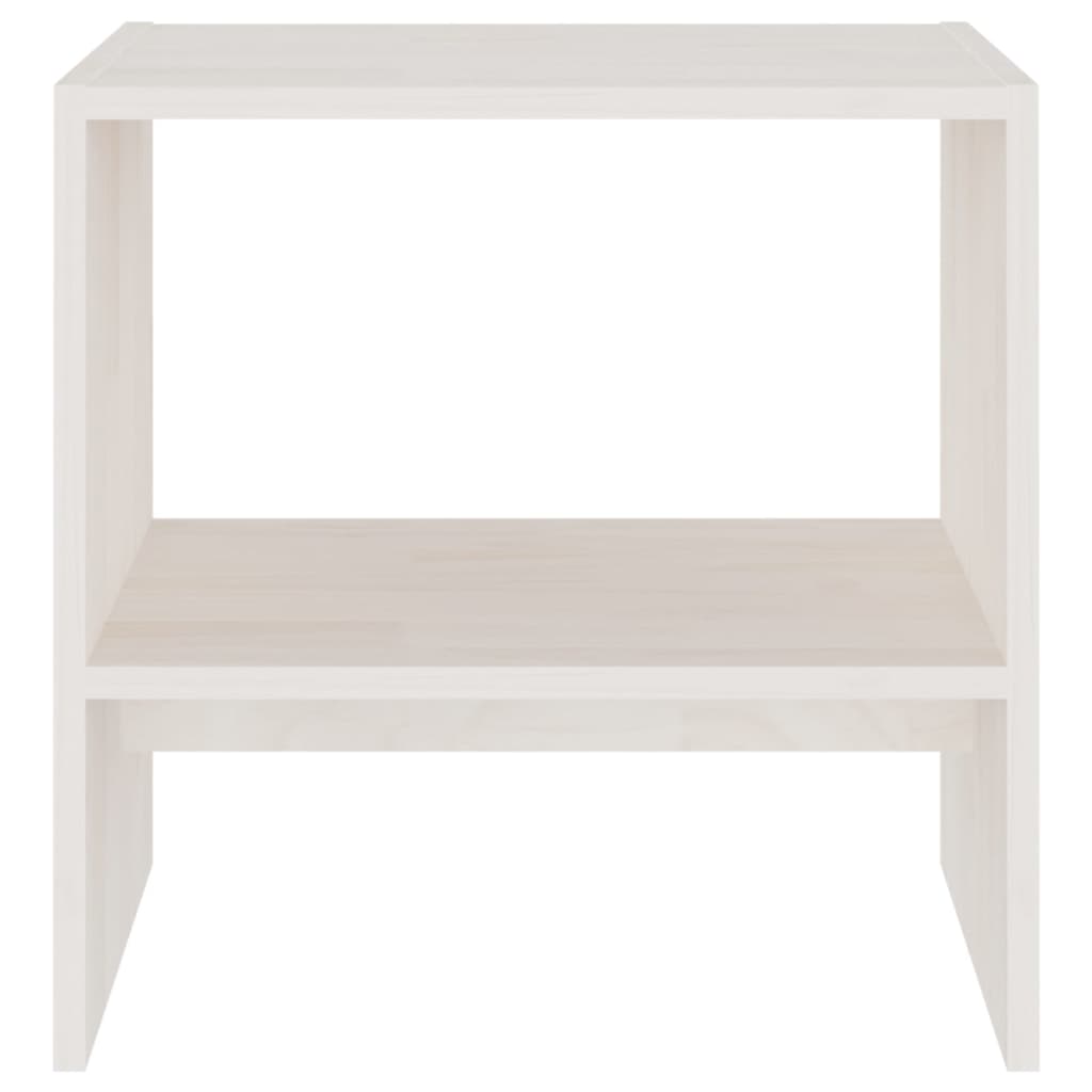 vidaXL Nachttisch 40x30,5x40 cm Massivholz Kiefer