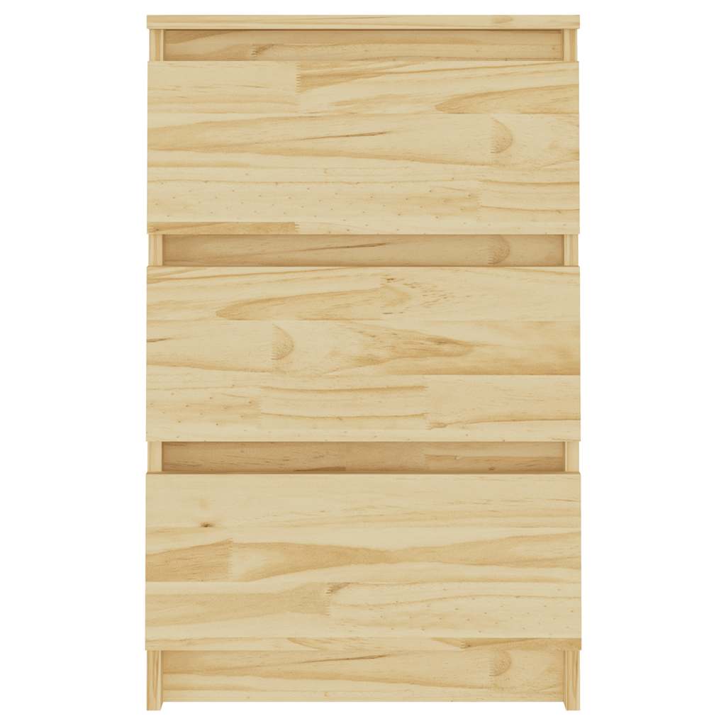 vidaXL Nachtschrank 40x29,5x64 cm Massivholz Kiefer