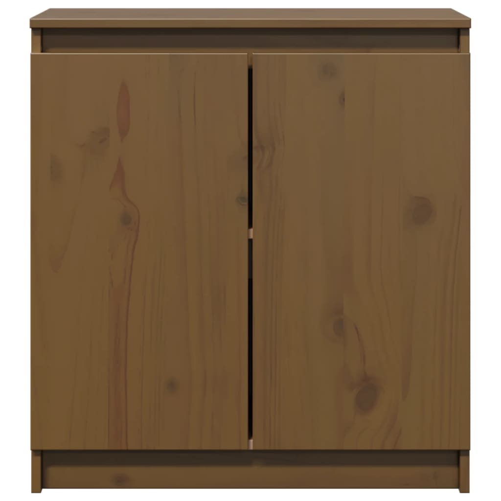 vidaXL Beistellschrank Honigbraun 60x36x65 cm Massivholz Kiefer