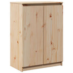 vidaXL Sideboard 60x36x84 cm Massivholz Kiefer