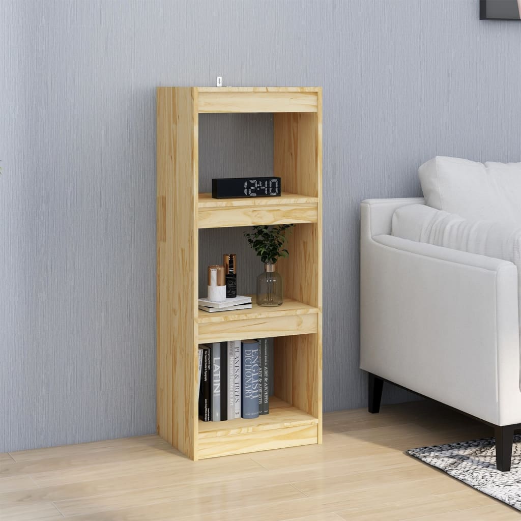 vidaXL Bücherregal/Raumteiler 40x30x103,5 cm Massivholz Kiefer