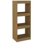 vidaXL Bücherregal/Raumteiler Honigbraun 40x30x103,5 Massivholz Kiefer