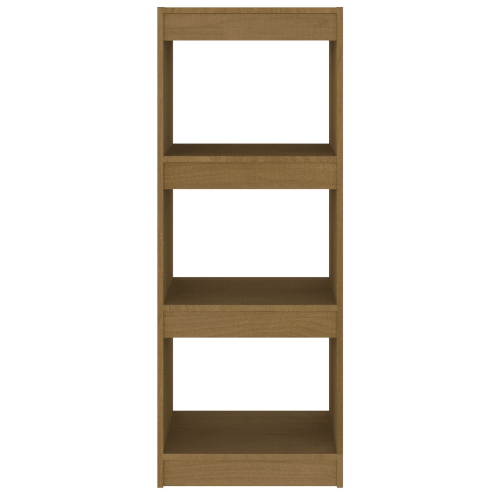 vidaXL Bücherregal/Raumteiler Honigbraun 40x30x103,5 Massivholz Kiefer