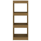 vidaXL Bücherregal/Raumteiler Honigbraun 40x30x103,5 Massivholz Kiefer