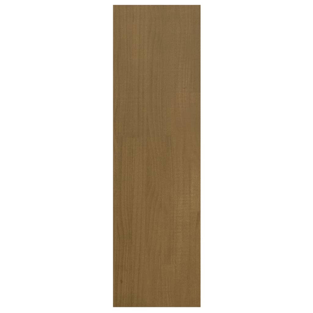 vidaXL Bücherregal/Raumteiler Honigbraun 40x30x103,5 Massivholz Kiefer