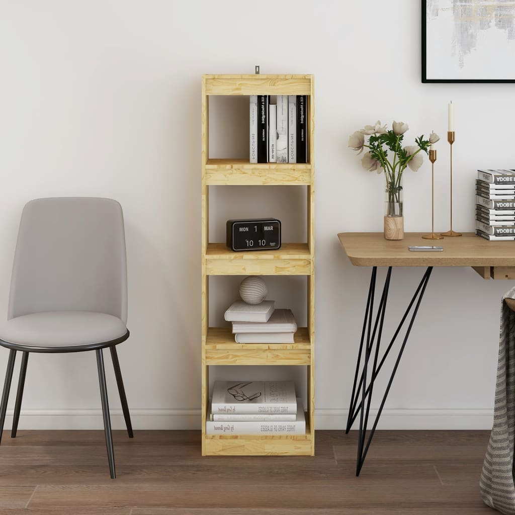 vidaXL Bücherrega/Raumteiler 40x30x135,5 cm Massivholz Kiefer