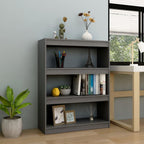 vidaXL Bücherregal/Raumteiler Weiß 100x30x103 cm Kiefer Massivholz