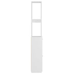 vidaXL Badschrank Weiß 25x26,5x170 cm Holzwerkstoff