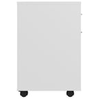 vidaXL Rollschrank Weiß 45x38x54 cm Holzwerkstoff