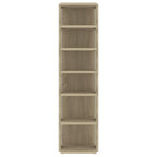 vidaXL Schuhschränke 2 Stk. Sonoma-Eiche 27,5x27x102 cm