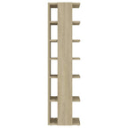 vidaXL Schuhschränke 2 Stk. Sonoma-Eiche 27,5x27x102 cm
