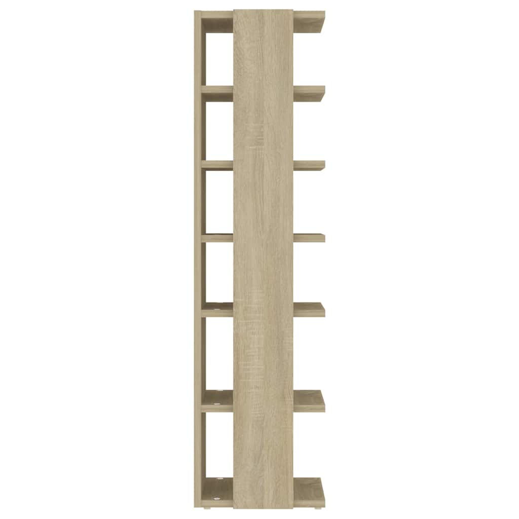 vidaXL Schuhschränke 2 Stk. Sonoma-Eiche 27,5x27x102 cm