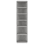 vidaXL Schuhschränke 2 Stk. Betongrau 27,5x27x102 cm