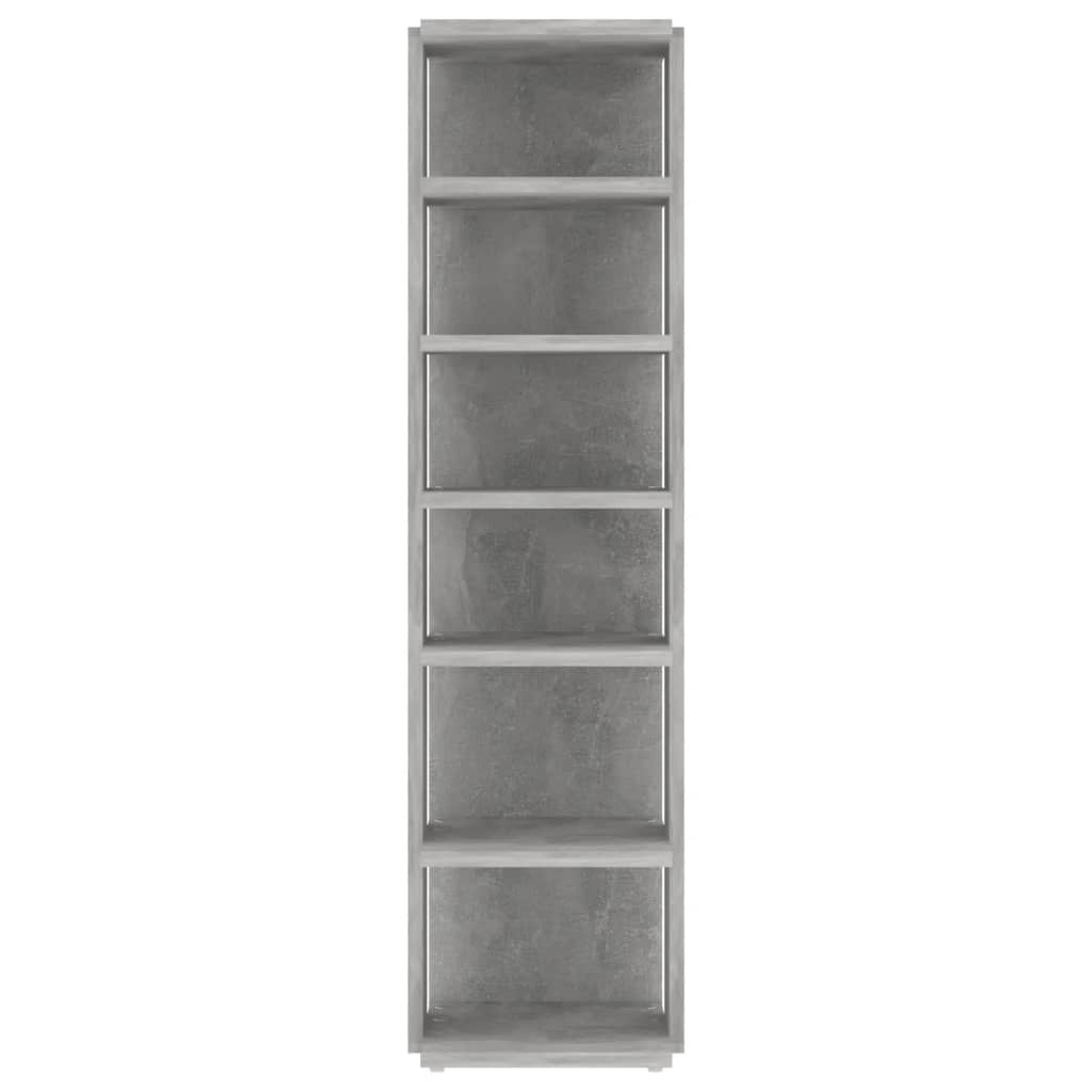 vidaXL Schuhschränke 2 Stk. Betongrau 27,5x27x102 cm