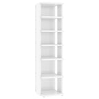 vidaXL Schuhschrank Hochglanz-Weiß 27,5x27x102 cm Holzwerkstoff