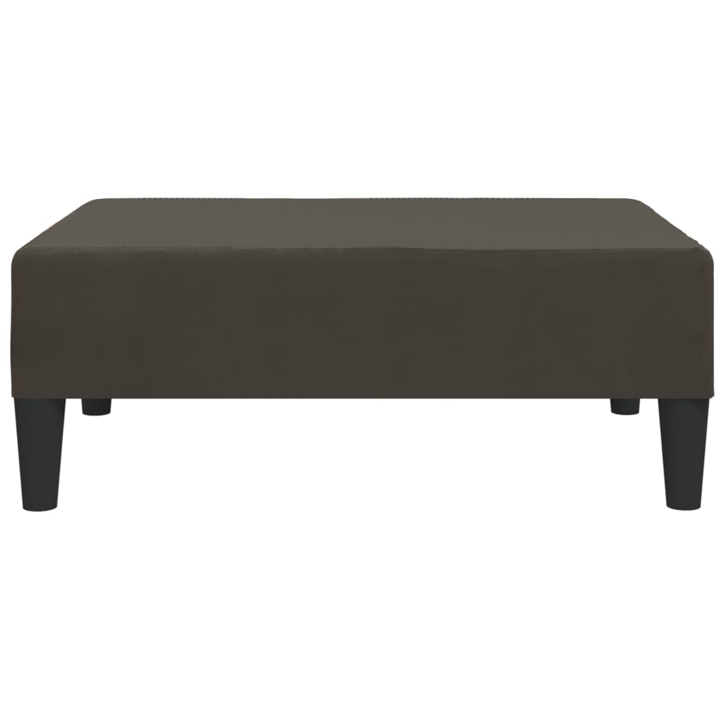 vidaXL Fußhocker Dunkelgrau 78x56x32 cm Samt