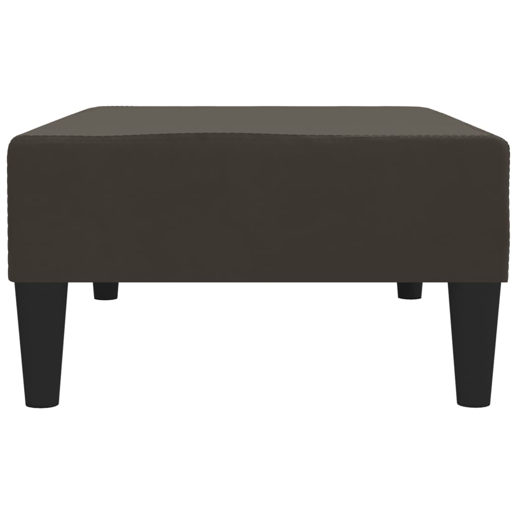 vidaXL Fußhocker Dunkelgrau 78x56x32 cm Samt