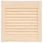 vidaXL Schranktür Lamellen-Design 39,5x39,4 cm Massivholz Kiefer