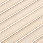 vidaXL Schranktüren Lamellen-Design 2 Stk. 39,5x39,4cm Massivholz
