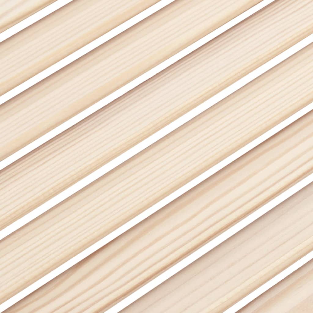 vidaXL Schranktüren Lamellen-Design 2 Stk. 39,5x39,4cm Massivholz