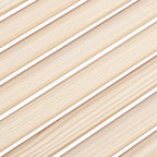 vidaXL Schranktüren Lamellen-Design 4 Stk. 39,5x39,4 cm Massivholz