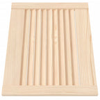vidaXL Schranktüren Lamellen-Design 4 Stk. 39,5x49,4 Massivholz Kiefer