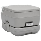 vidaXL Tragbare Campingtoilette mit Zelt 10+10 L