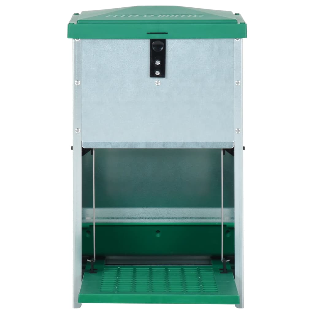 vidaXL Geflügel-Futterautomat Feedomatic mit Pedal 8 kg