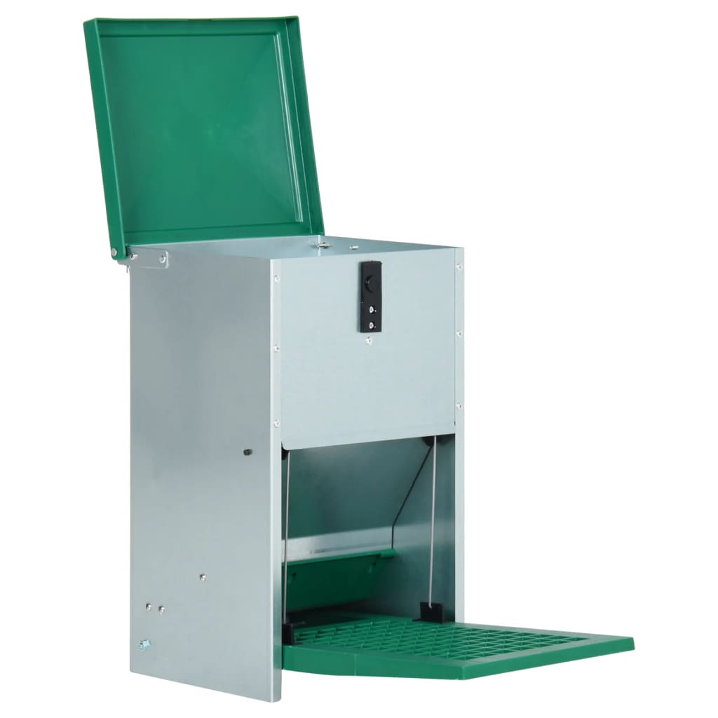 vidaXL Geflügel-Futterautomat Feedomatic mit Pedal 8 kg