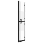 vidaXL Faltbare begehbare Duschwand Halbmattiertes ESG-Glas 70x190 cm