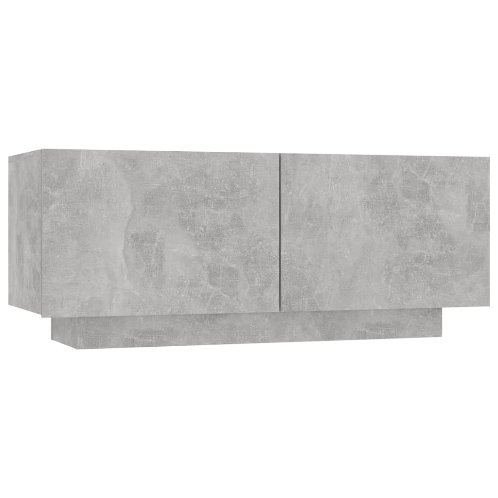 vidaXL Nachttisch Betongrau 100x35x40 cm Holzwerkstoff