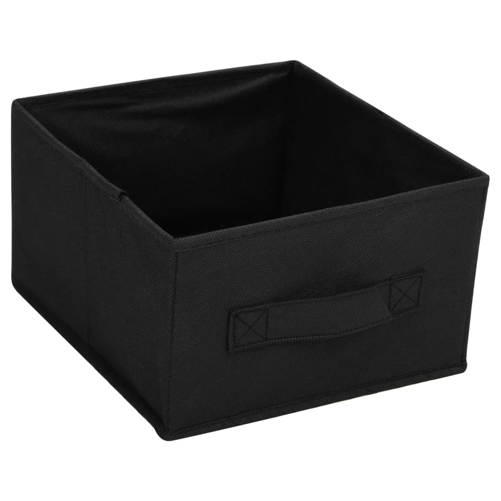 vidaXL Aufbewahrungsschrank mit 6 Schubladen 55×29×55 cm Schwarz Stahl