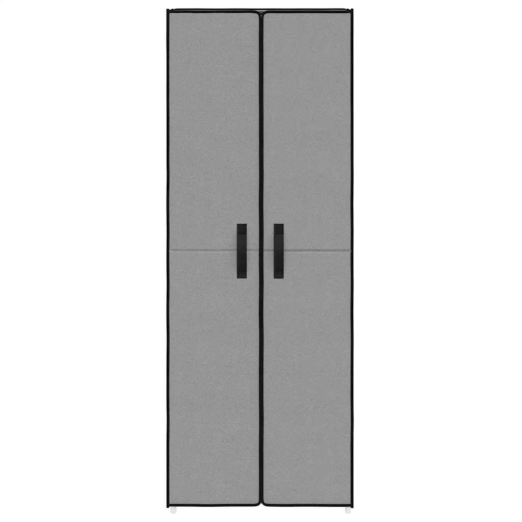 vidaXL Schuhschrank Grau 60x30x166 cm Stoff