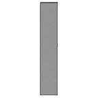 vidaXL Schuhschrank Grau 60x30x166 cm Stoff