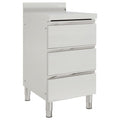 vidaXL Gewerbe-Küchenschrank mit 3 Schubladen 50x60x96 cm