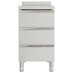 vidaXL Gewerbe-Küchenschrank mit 3 Schubladen 50x60x96 cm