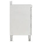 vidaXL Gewerbe-Küchenschrank mit 3 Schubladen 50x60x96 cm