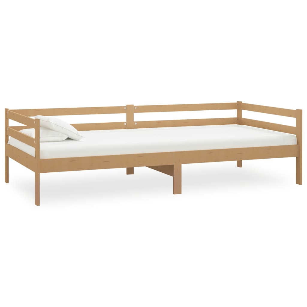 vidaXL Tagesbett Honigbraun Massivholz Kiefer 90x200 cm